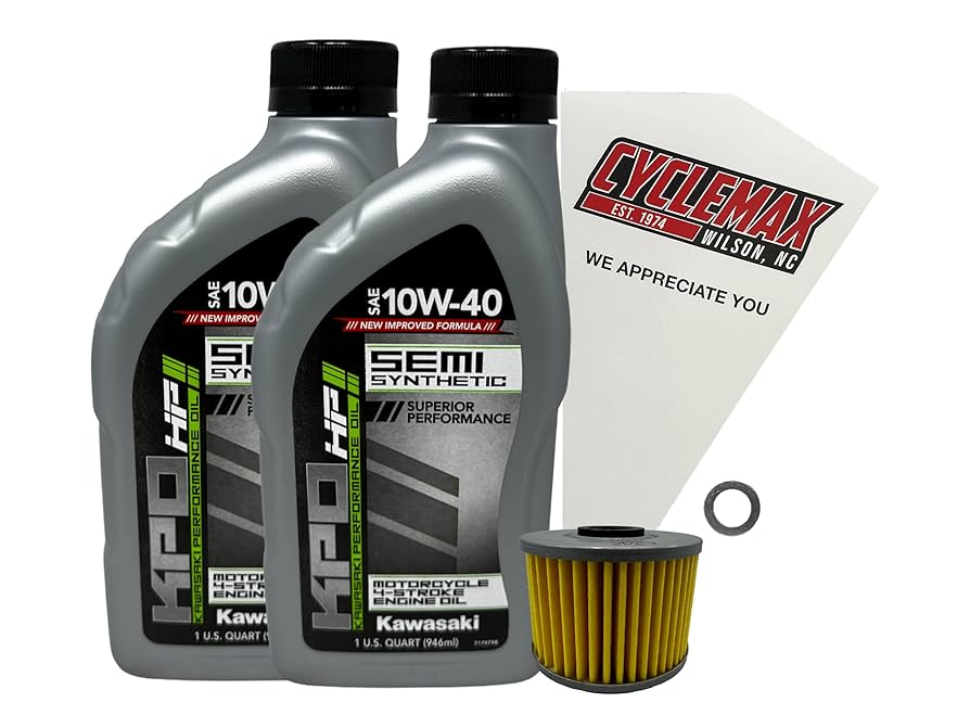 KINASHI CYCLE 2枚セット Amazon.com: Cyclemax OEM Semi Synthetic Oil Change Kit